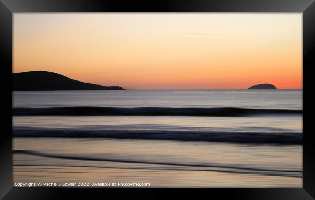 Sunset Seascape Framed Print by RJ Bowler
