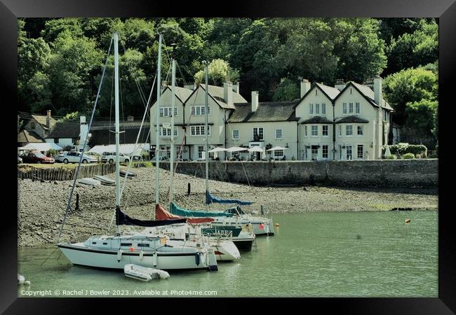 Boats at Porlock Weir Framed Print by RJ Bowler