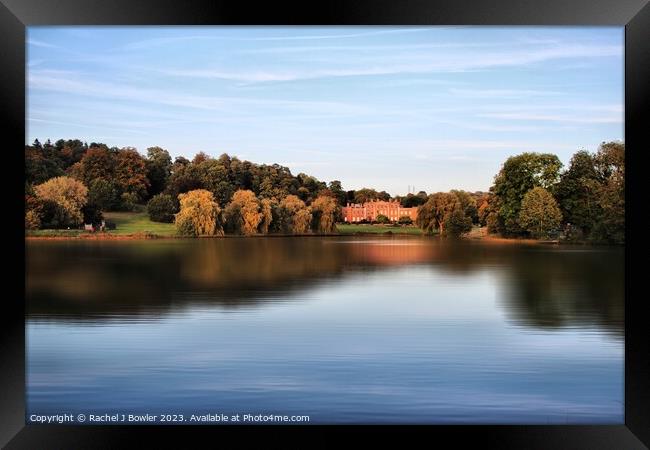 Himley Hall and Lake Framed Print by RJ Bowler