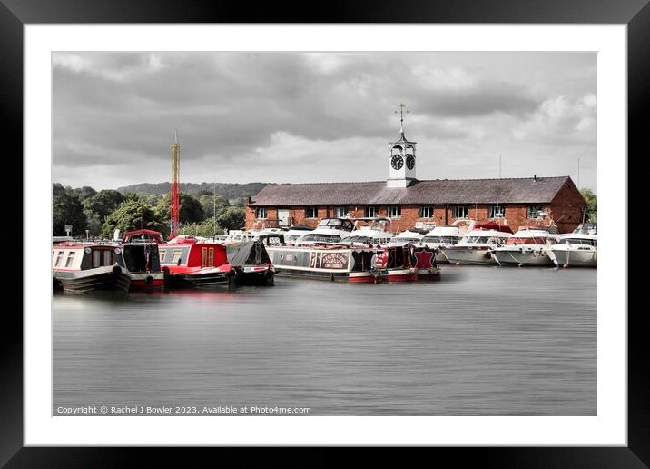 Marina at Stourport-on-Severn Framed Mounted Print by RJ Bowler