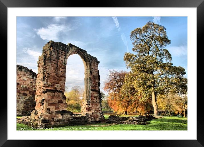 Priory Ruins Framed Mounted Print by RJ Bowler