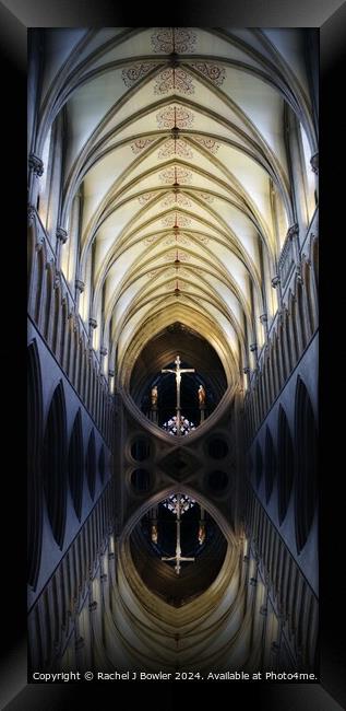 Wells Cathedral Interior Framed Print by RJ Bowler