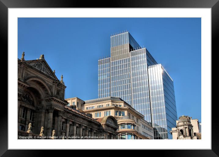 103 Colmore Row, Birmingham (Colour Mix) Framed Mounted Print by RJ Bowler
