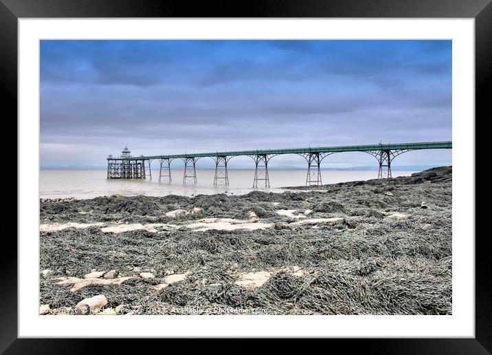 Majestic Clevedon Pier Framed Mounted Print by RJ Bowler