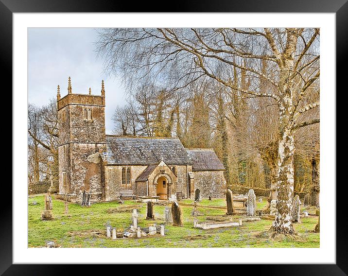 St Andrews Church, Holcombe Framed Mounted Print by Sue Thomas