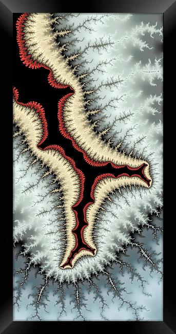 Abstract fractal art full of energy Framed Print by Matthias Hauser
