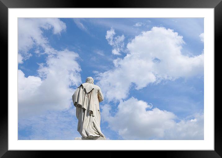  Schiller with blue sky and clouds Framed Mounted Print by Matthias Hauser