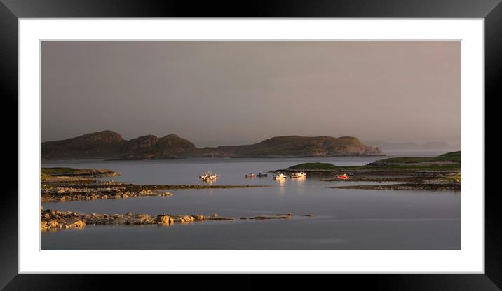 The Summer Isles in the evening sun Framed Mounted Print by Veli Bariskan
