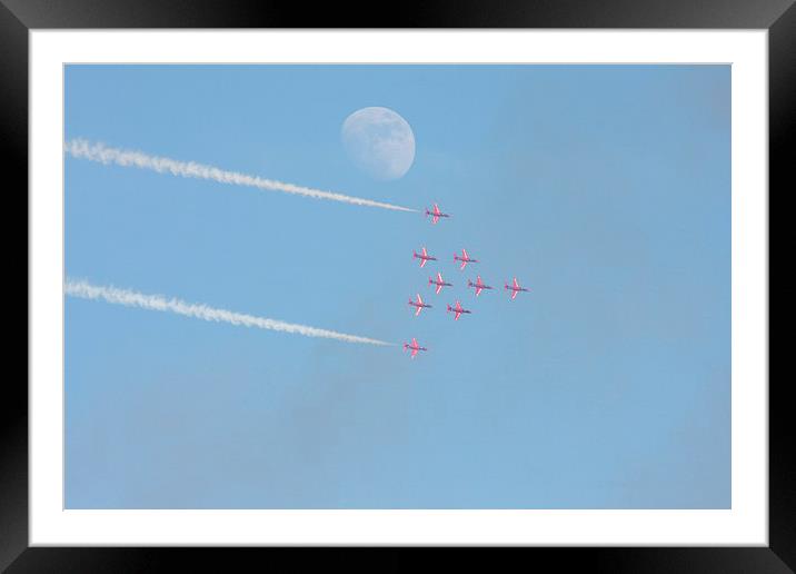 The Red Arrows Framed Mounted Print by Tim  Senior