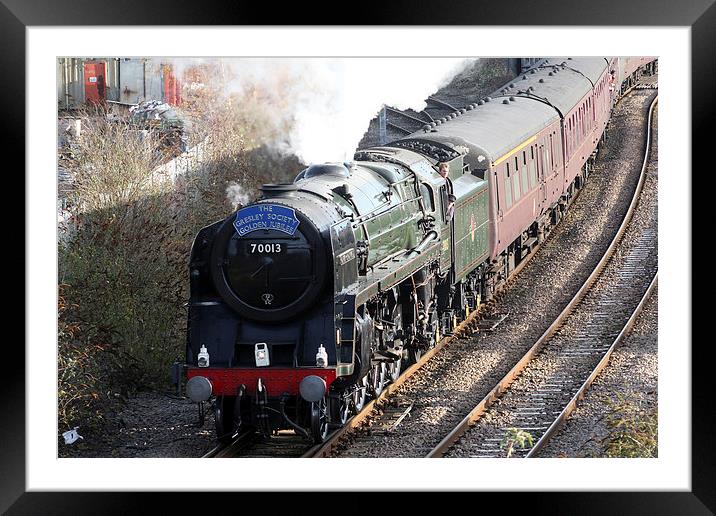 Oliver Cromwell arrives in Lincoln Framed Mounted Print by Tim  Senior