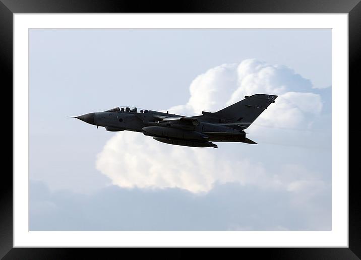 Tornado Bomber overshooting Framed Mounted Print by Tim  Senior