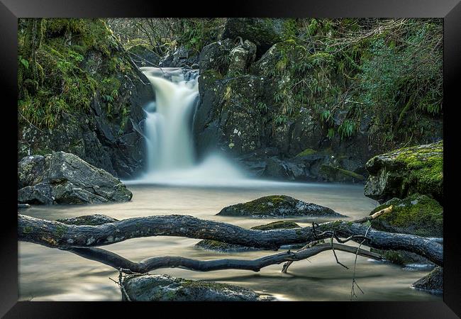 Scottish Waterfall Framed Print by Adrian Hargan