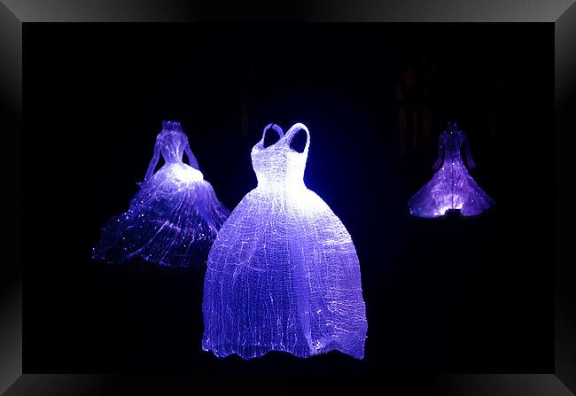 Light Dresses Framed Print by Devon Lowery