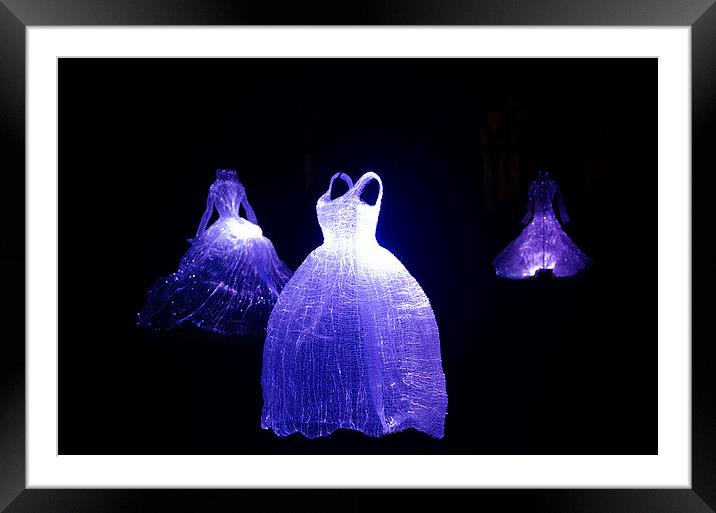 Light Dresses Framed Mounted Print by Devon Lowery