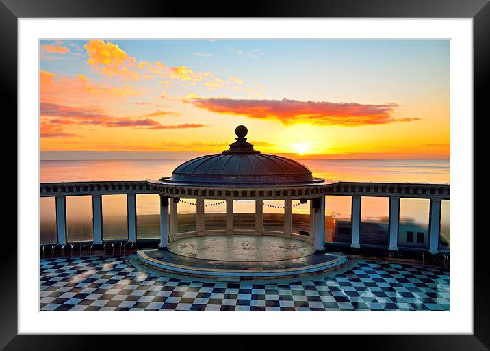 Sunrise at the Spa Framed Mounted Print by Andrew McCauley