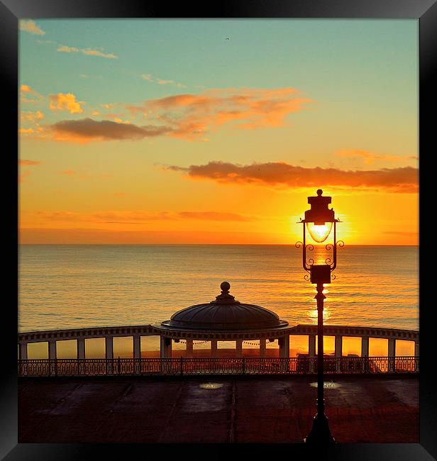 Sunfilled Lantern Framed Print by Andrew McCauley