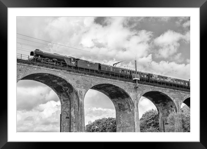 Flying Scotsman  Framed Mounted Print by keith franklin