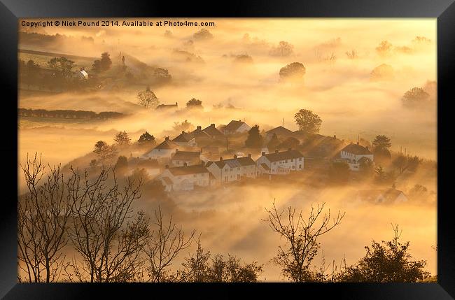 Dawn Mist Framed Print by Nick Pound