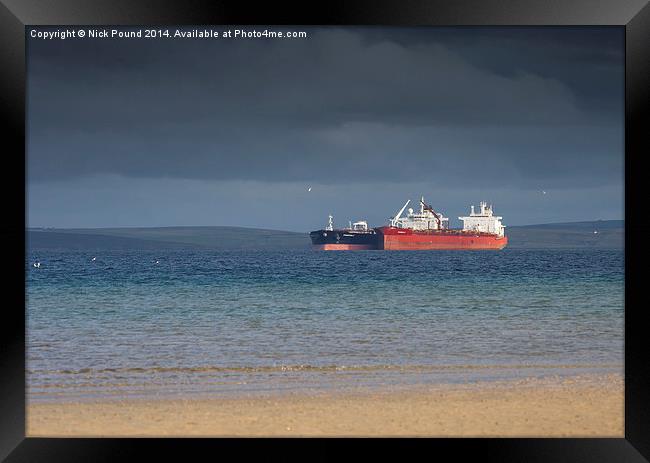  Tankers at Scapa Flow Framed Print by Nick Pound