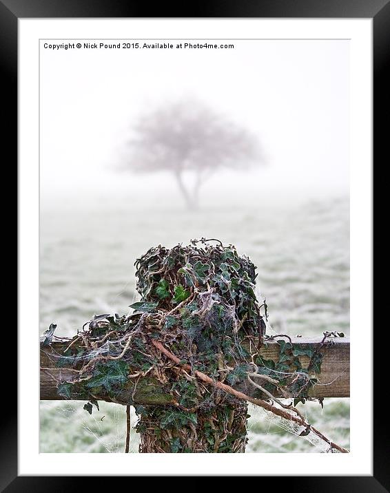  A Cold Morning Framed Mounted Print by Nick Pound