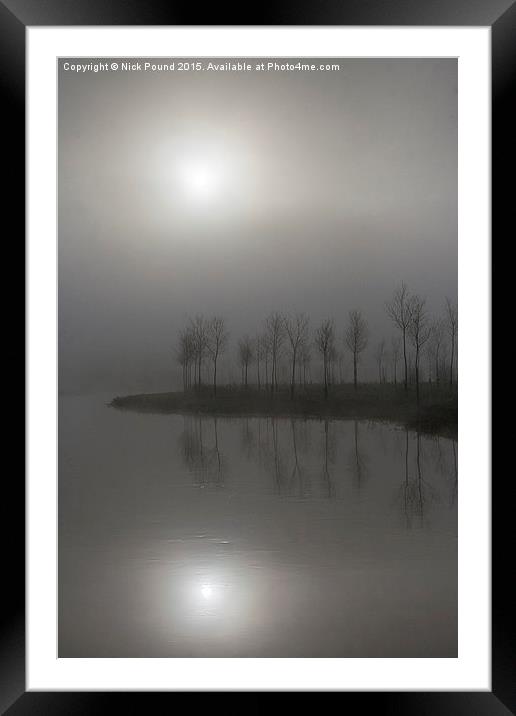 Misty Morning on the River Framed Mounted Print by Nick Pound