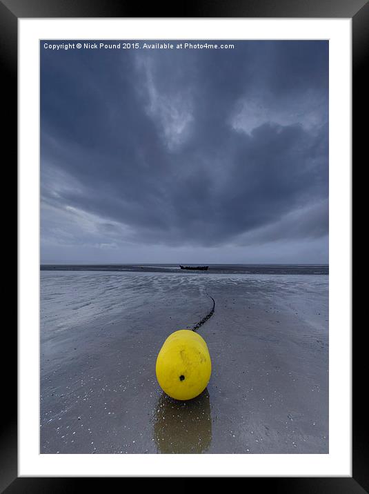 The Wreck Marker Framed Mounted Print by Nick Pound