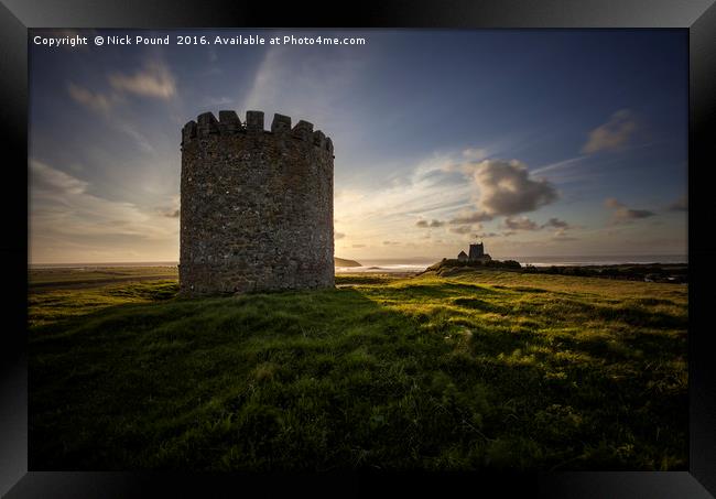 Tower and Church Framed Print by Nick Pound