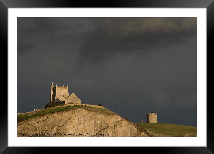 The Church on the Hill Framed Mounted Print by Nick Pound