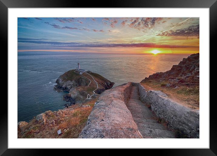 south stack Framed Mounted Print by sean clifford