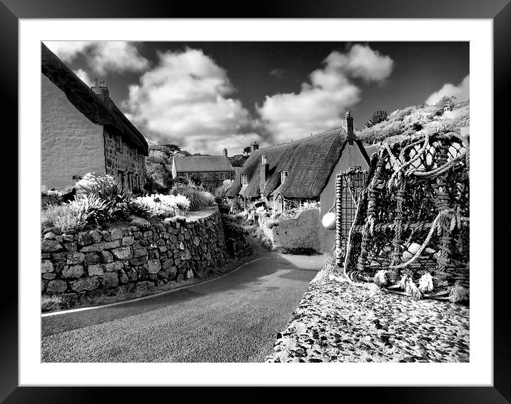 Cadgwith Cove. Framed Mounted Print by sean clifford