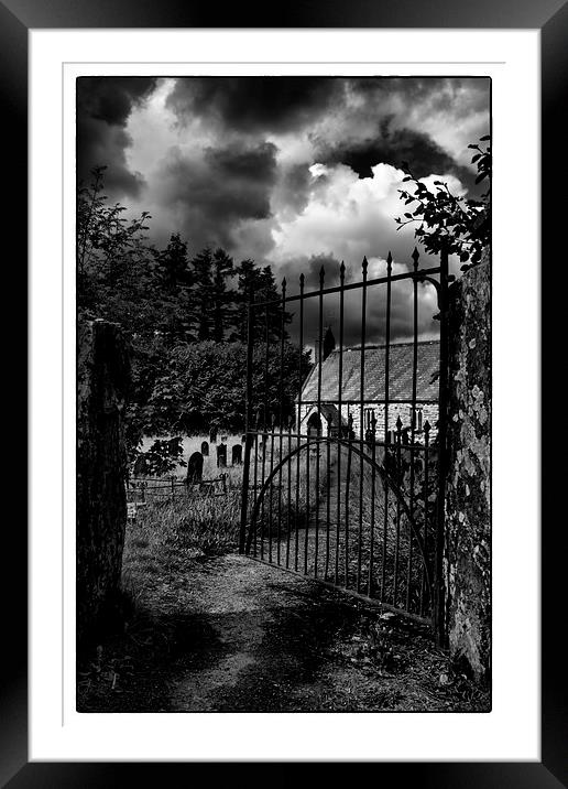  Church gate Framed Mounted Print by sean clifford