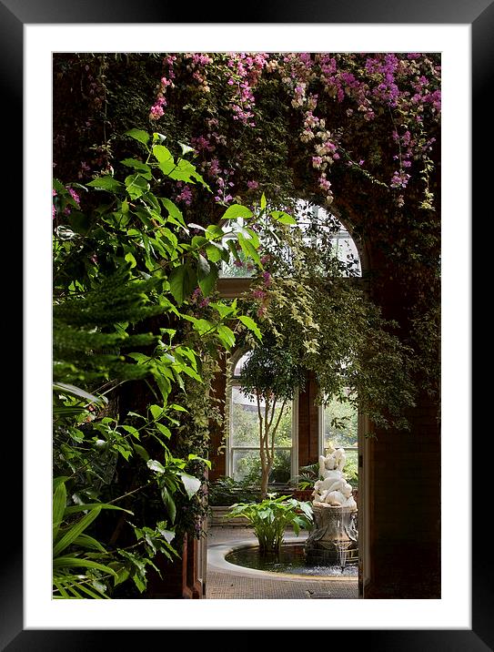  Galatea through doorway Framed Mounted Print by Maria McLaren