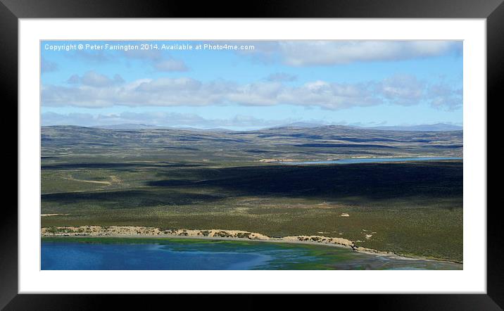 Falkland Islands Framed Mounted Print by Peter Farrington