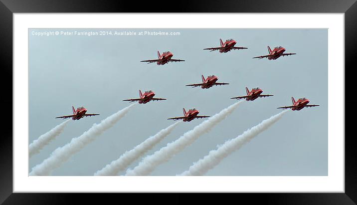 The Reds Framed Mounted Print by Peter Farrington