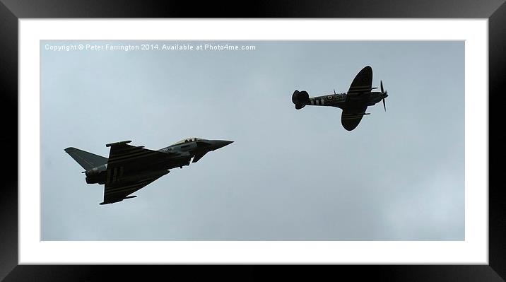 British Air Power WW2 to Today ! Framed Mounted Print by Peter Farrington