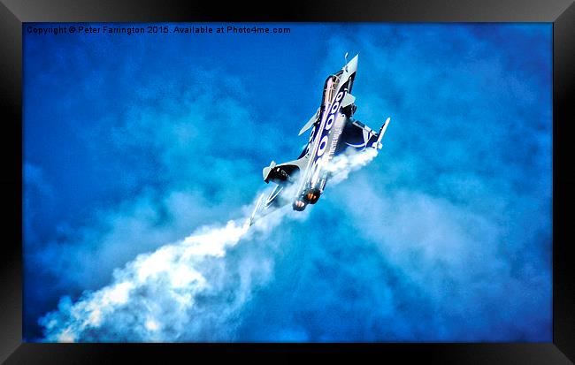  Smoke On, Pull Up Framed Print by Peter Farrington