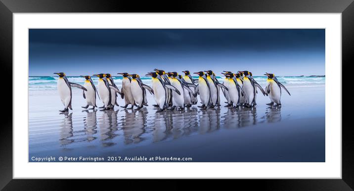 March Of The Kings Framed Mounted Print by Peter Farrington