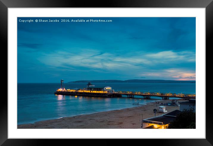 Bournemouth pier  Framed Mounted Print by Shaun Jacobs