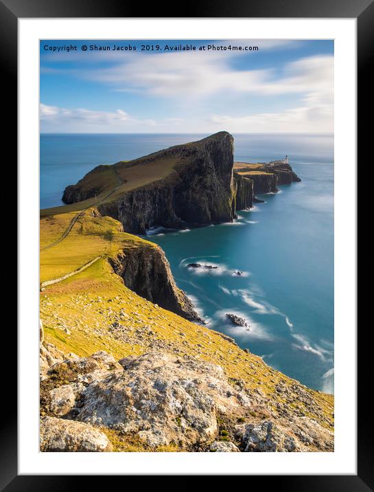 Neist Point Isle of Skye  Framed Mounted Print by Shaun Jacobs