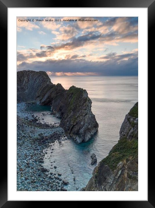 Stair hole winter morning  Framed Mounted Print by Shaun Jacobs