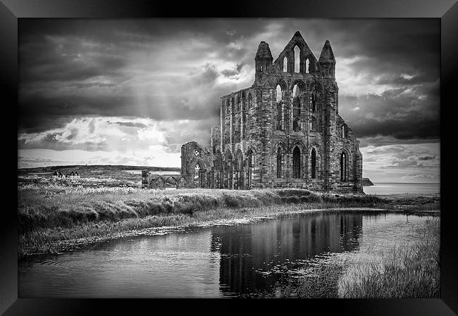 Whitby Abbey Framed Print by Ian Barber