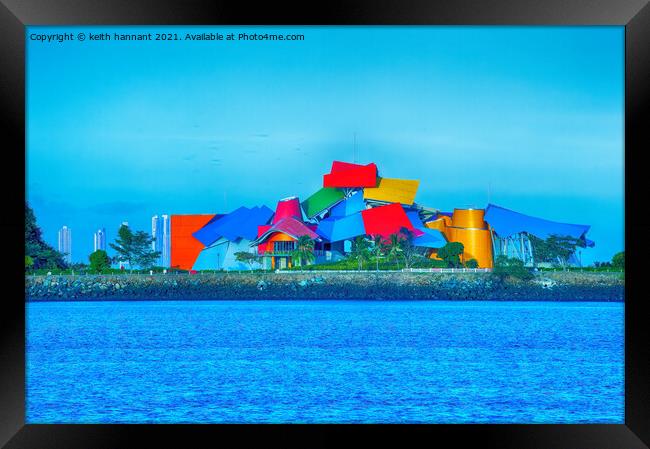 Biomuseo Museum Panama City Framed Print by keith hannant