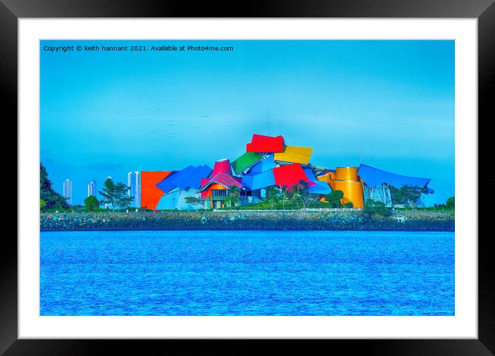 Biomuseo Museum Panama City Framed Mounted Print by keith hannant