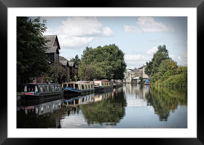  leigh moorings Framed Mounted Print by keith hannant