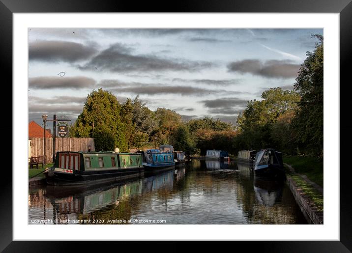 Moored up  Framed Mounted Print by keith hannant