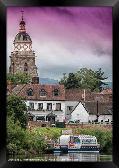 Upton upon severn Framed Print by keith hannant