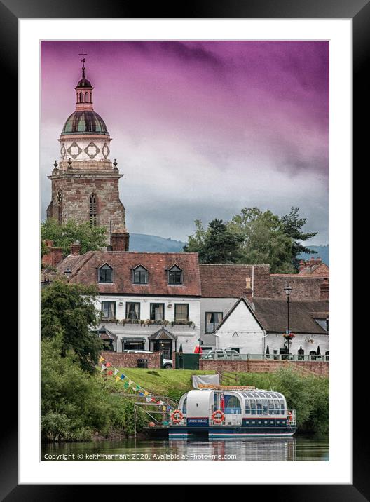 Upton upon severn Framed Mounted Print by keith hannant