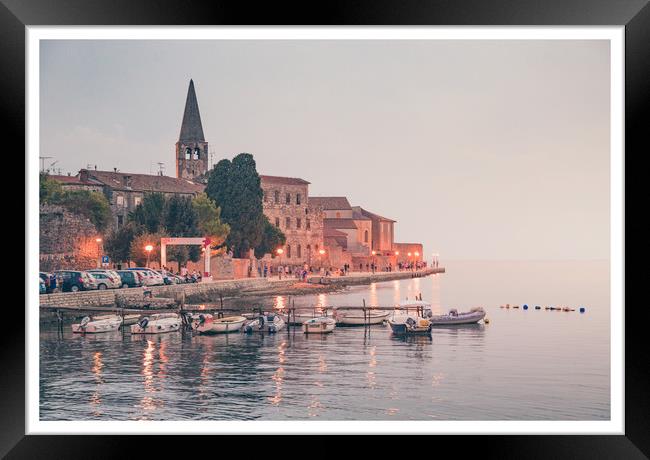 Porec at dusk Framed Print by Kelvin Trundle