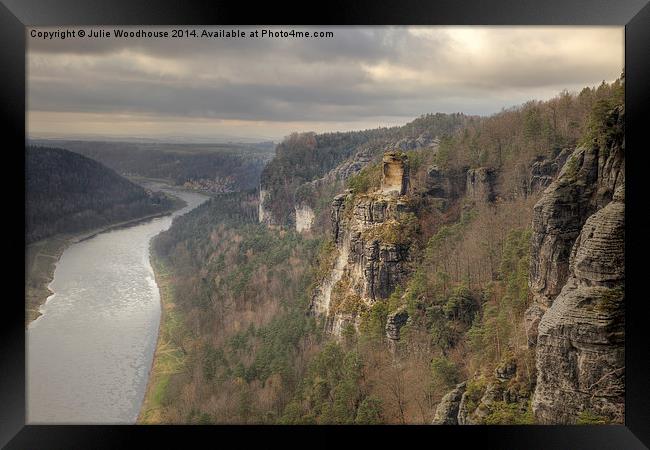 Bastei Framed Print by Julie Woodhouse