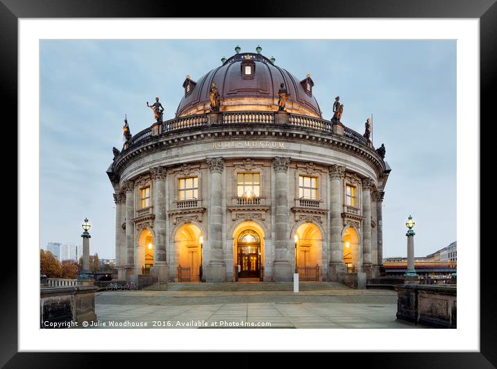 Bode Museum, Berlin, Germany Framed Mounted Print by Julie Woodhouse
